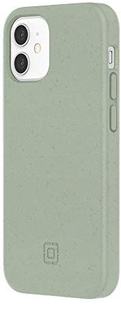 Incipio Organicore Case Compatible with iPhone 12 Mini (5.4 Inches) [Compostable & Plant-Based Materials] I 2.4 m Drop Resistant I Qi Compatible Cover I Shockproof Mobile Phone Case Eucalyptus Green