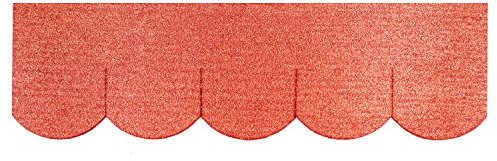 2 Sets Dachschindeln Biberschwanz (100mm) rot 0,60 m² Manufaktur Martinshof Minidachschindeln, Schindelstreifen, Dachdeckung hergestellt in der Werkstatt für behinderte Menschen