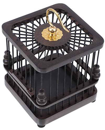 POPETPOP House 1pc Cage Cricket in a Cage Square for Storage Tiny Containers Mini Containers Storage Shelves Shelf Butterflies Wood Gourd Wooden House
