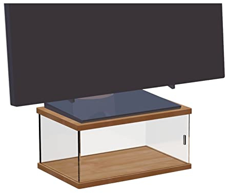 XUEHONG001 Vitrine en Acrylique, Transparent Display Case, Clair L'ordinateur Supporter Colonne Montante, Figures Modèles Antipoussière Protection Stockage Comptoir Stand Cube