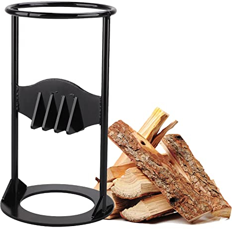 ZGYYDS Quick Holzspalter, Manuelles Brennholzspalter von Holz mit einem Durchmesser von 5.5 ||Tragbar Stahlkeilspitze Spaltet Brennholz Einfach Kaminholzspalte für Zuhause Campingplatz, 27×14cm