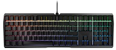 CHERRY MX BOARD 3.0 S, Mechanische Gaming-Tastatur mit Kabel, EU-Layout (QWERTY), Robustes Aluminium-Gehäuse, RGB-Beleuchtung, MX RED Switches, Schwarz