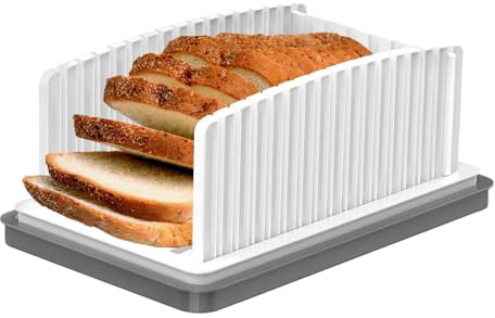 Guide de coupe de pain manuel | Trancheuse à pain manuelle | Machine à pain sandwich | Machine à pain avec plateau à miettes, guide compact pour couper des toasts pour pain fait maison, bagels