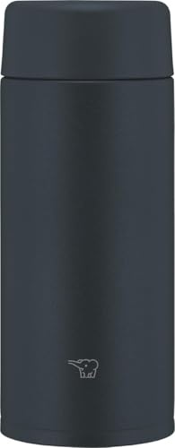 Zojirushi Su-AA36-BA Mahobin Stainless Steel Mug Water Bottle, 12.2 fl oz (360 ml), Screw Type, Dishwasher Safe, Seamless Stopper, Only 2 Cleaning Points, Black