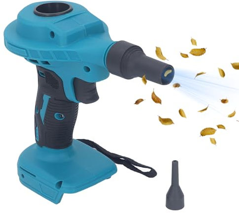 Soffiatore per Foglie Senza Fili con Energia Eolica a 8 Livelli, Portatile Multiuso con 2 Ugelli, per Interfaccia BL1830B-2 BL1850-2