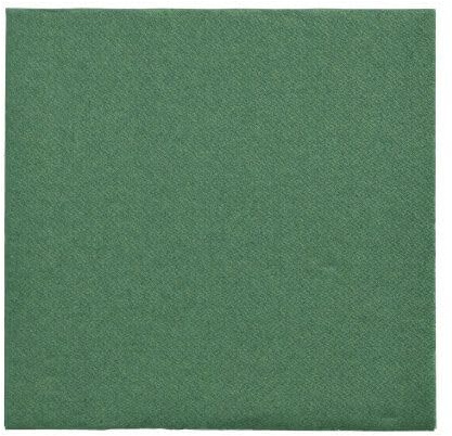 Papstar Servietten DAILY Collection 1/4-Falz 32 cm x 32 cm dunkelgrün 89644 Tissue-Servietten Papier-Servietten, 150 Stück