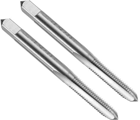 QUARKZMAN 8Pz Maschi Per Filettatura Diritto, M6 X 1.0 Utensile Per Filettatura Metrica, Maschiatura, Fresatura Filettata, Acciaio Rapido 6542 (HSS 6542)