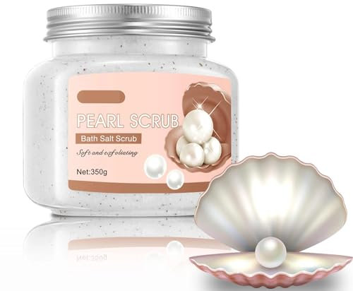 Perla Corpo Scrub Esfoliante 350g - Rinnovante Per La Cura Della Pelle Secca, Mantiene La Pelle Fresca E Liscia