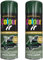MIXEL Nato Green Spray, Quick-Drying Formula, Durable, Long-Lasting Protection, Easy-To-Apply, Perfect for DIY Projects, Metal, Wood, Plastic, Stone, Interior & Exterior use, 400ml (2 Pcs)