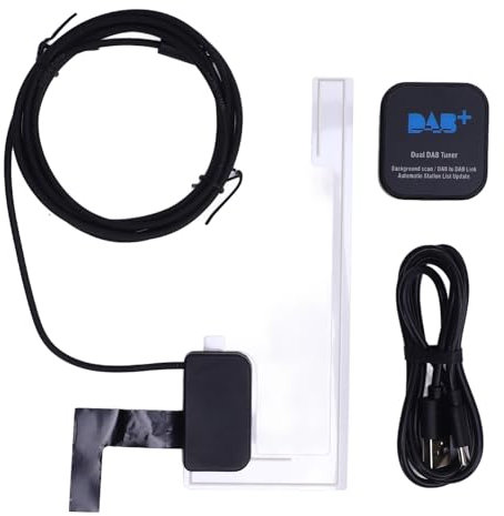 Ricevitore Radio DAB CAR, KIT AUTO Digital Audio Broadcas, Aggiornamento Automatico della Stazione, DAB BOX Digital Broadcast, Adattatore del Ricevitore Radio, con Antenna