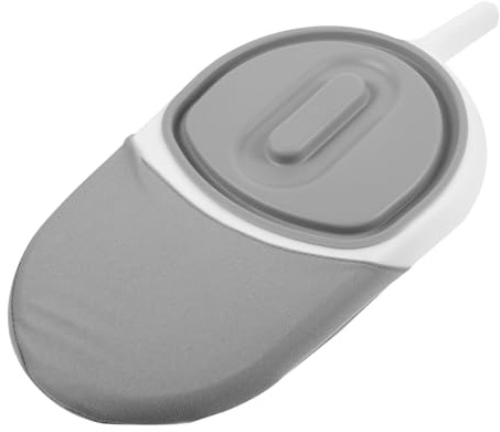 VALICLUD Bassin De Lit Portable Blanc Et Gris Léger Et Compact En Plastique Robuste Surface Lisse Pour Personnes Âgées Et Patients Alités Usage Domestique Et Hospitalier