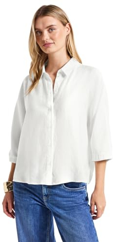 STREET ONE Dolman skjortblus, Vit, 42