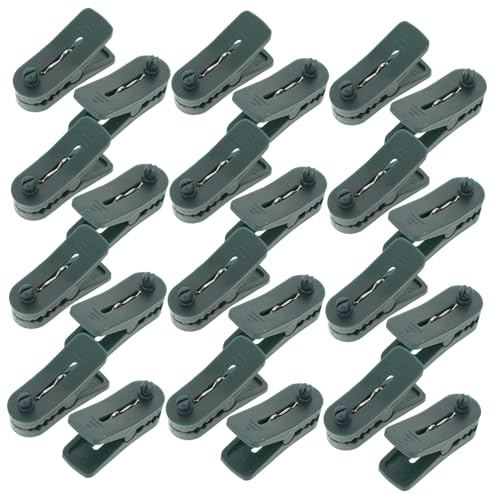 HOODANCOS Clip per Candele Vintage in Plastica, 30 Pezzi, Resistenti con Molla, per Decorazioni Natalizie e Feste di Vacanze