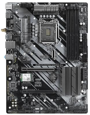 Fit For ASRock Z490 PHANTOM GAMING 4/AC Motherboard Supports 10th Gen Intel Core Processors i5-10400 i7-10700 i9-10900 CPU DDR4 M.2 ATX motherboard