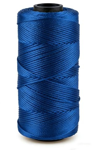 LSGZJZY 2mm High Strength Nylon String Line 656Ft（200m), Builders Line Brick Line Bricklaying Tool, Garden String Line for Construction Climbing Plants Outdoor DIY, Blue