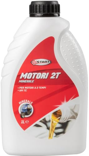 Lubrificante Minerale per Moto a 2 Tempi 1L – Olio 2T per Scooter e Motocicli – Protezione Elevata, Combustione Pulita e Prestazioni Ottimali su Strada e Fuoristrada