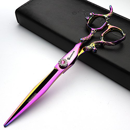 Japon 7' Cheveux Profession Stylist Ciseaux Cheveux Salon Studio Professional outils de modelage Ciseaux de coupe Zilong Style