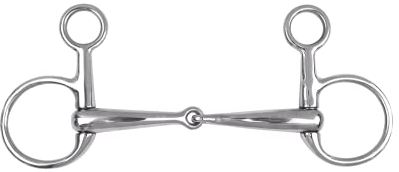 WALDHAUSEN Baucher Gebiss, einfach gebrochen, massiv, 14,5 cm