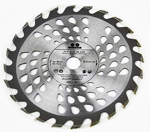 160 x 16 mm 24 denti lama per sega circolare di alta qualità per legno