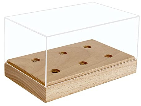 Viupolsor Caja de almacenamiento Tapa de cartucho tocadiscos en vinilo caja de protección a prueba de polvo soporte para Fono