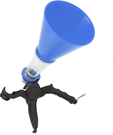 Ensemble D'entonnoir D'huile Moteur, Filtre à Huile Universel, Entonnoir Épais de Grand Diamètre, Connecteur Réglable, Connexion Serrée, Outil à Main Automobile Antistatique et Anticorrosion(Bleu)