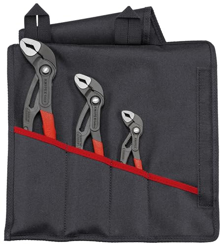 KNIPEX Tools 00 19 55 S9 3 Pc Cobra® Set in Tool Roll