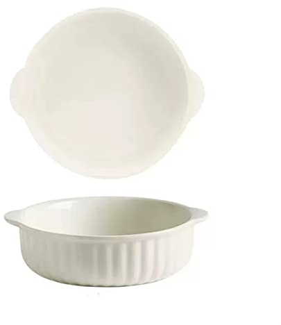 Lasagnera Teglia da forno con due orecchie Teglia piccola in ceramica Friggitrice ad aria Forno Teglia da forno Teglia for lasagne Cottura al forno Ciotola di riso Insalatiera Teglie da Forno (Size :