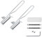 Westmark 2 peladores de verduras/pelador pendular universal Famos con cortador afilado – incluye juego de cuchillas de repuesto de acero inoxidable de Óptima calidad – metal/cromado, 106122E6