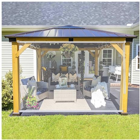 Tende Avvolgibili per Finestre Antipioggia,Tenda a Rullo Trasparente per Esterni,Plastica in Pvc Tapparella Avvolgibile,per Giardino Esterno,Balcone, Larghezza x Altezza(W80*H140cm/W31.49*H55.11in)