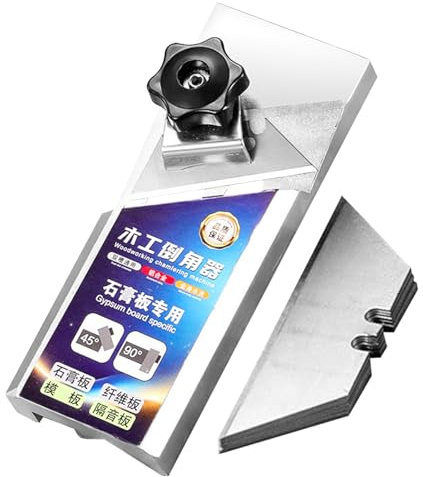 Tailleuse Pour de Plâtre | Rabot V En Alliage D'Aluminium,Multifonction 45° Antidérapant pour Plomberie Construction et Découpe Domestique de s de Plâtre