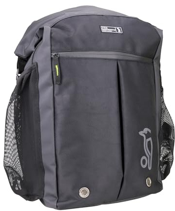Kookaburra Pro Hockey Rucksack – Black | Versatile, Durable & Built for Modern Players