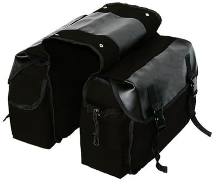 Rudiaoa Sacoche de vélo étanche 40 L pour porte-bagages arrière, porte-bagages, double coffre de vélo