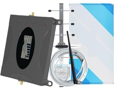 Amplificateur De Signal Cellulaire 3G, Répéteur GSM 900 2G 4G 1800 2100 MHz 850, Réseau Téléphonie Mobile, Ensemble D'antennes Yagi Couverture plus large(CDMA 850MHz)