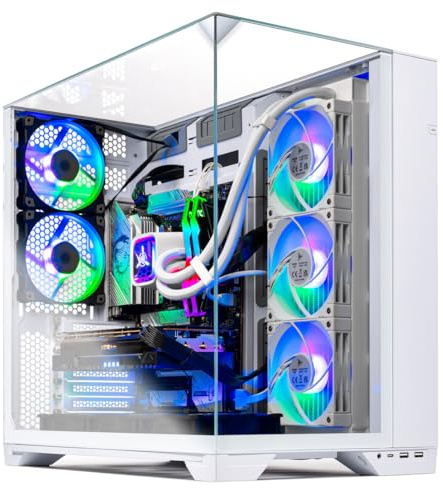 Skytech Gaming O11 Vision Gaming PC, AMD Ryzen 7 9800X3D 4,7 GHz, NVIDIA RTX 5080 16 Go, carte X870, SSD NVMe Gen4 2 To, 32 Go DDR5 RAM 6000, 850 W Gold ATX 3 PSU, 360 ARGB AIO, Wi-Fi, Win 11, bureau