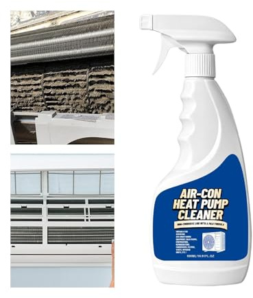 Spray Pulitore per Condizionatore Soluzione Ad Azione Rapida 500 ml | Detergente Quotidiano per Condizionatore Per Finestra Split Riscaldamento Frigorifero Camera Da Soggiorno Casa Scuola