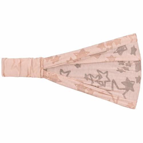 Lipodo 3 in 1 Stars Headband Damen Mit Baumwolle Waschbar bis 30 Grad Einfarbiges Stirnband Kopfband Elastisches Bandana Frühjahr Sommer Altrosa One Size