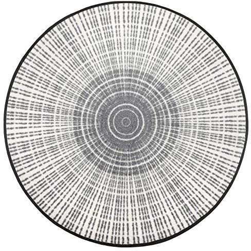 wash+dry Design Fußmatte Cascara grey, 85x85cm, innen und außen, grau