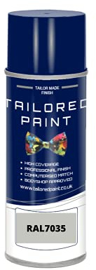 RAL7035 Light Grey MATT Aerosol Paint Can Direct MATT Paint RAL Colour Code For Wood, Metal, Plastic, PVC, UPVC, Fascia Boards - Indoor & Outdoor