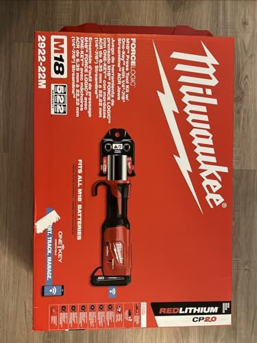 Milwaukee 2922-22M M18 FORCE LOGIC Press Tool Kit w/One-Key con 1/4-7/8 Streamline ACR Jaws