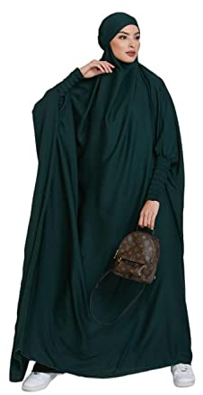 Frauen Kleid muslimisches Gebet Abaya islamische Robe Maxi afrikanischer Kaftan Türkei Islam Dubai Türkei Kleid in voller Länge mit Hijab