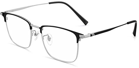 EYEphd Men's Smart Outdoor Photochromic Sunglasses, Auto Zoom Progressive Multifocal HD Resin Lens Reading Glasses/UV400 Diopter +1.0 to +3.0,01,+2.5