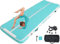 MEKETUM Air Turn Track Matte 2m 3m 4m 5m 10/20cm Dicke Turnen Matten Aufblasbar Gymnastikmatte Rutschfest Sportmatte für Zuhause/Training/Tumbling/Yoga/Outdoor/Fitness (Grün, 4m10)