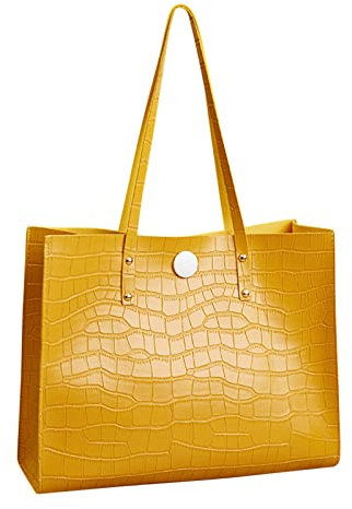 meiodtion Handtasche Damen Umhängetasche Klein Mittelgroß Mode Frauen Kunstleder Einfarbig Muster Handytasche Umhängetasche Handtasche Beuteltasche Damen Mini Tasche Damen