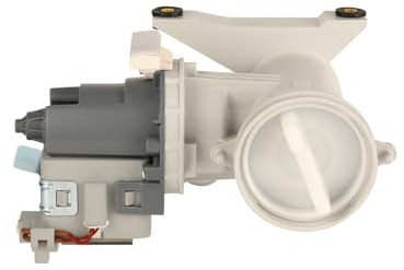 2025 Upgraded WH23X25518 WH11X34740 Front Loading Washer Drain Pump Assembly Compatible with GE Replacement for WH23X10038 WH23X25461 PD00079543 4977212 AP7195487 PS16743374 EAP16743374