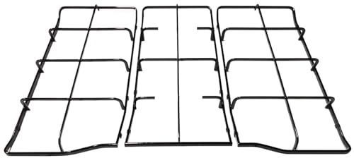 FIGEVIDA Kit 3 Griglie per cucina piano cottura 5 fuochi a gas - 3546169024-3546170014 - 3546169016 - P4488/KIT per Electrolux Rex Zanussi Aeg