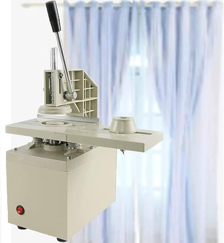 DDZJTPP Professionelle Vorhangstanze,300W,Elektrische Vorhang-ösen-Lochstanzmaschine for Nr.12 (1-9/16 Zoll) ösen for Einzelpersonen Und Kleine Plus-Werkstätten Mit Benutzerhandbuch