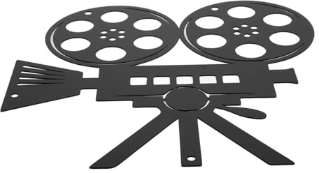 PRETYZOOM Cartel De Cine Vintage Para Decoración Letrero De Cine Casa Decoración De Fiesta Temática