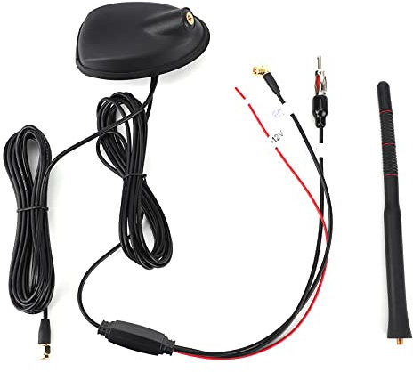 Bilantenn Bilradioantenn Takmontering Antennbil DAB + GPS + FM -antenn Aktiv Förstärkta, Top Roof Mount Antenna, Universal Fordonsanvändning