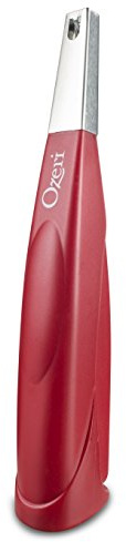 Ozeri Piezoelectric Stove Lighter, Flameless, Red