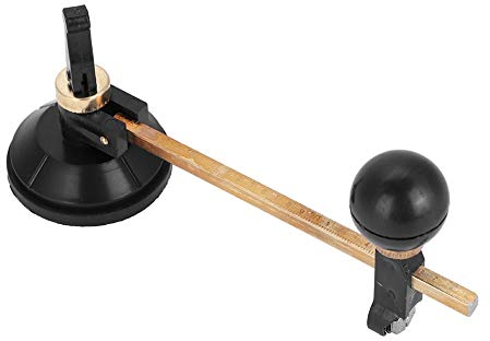Glass Circle Circular Cutter, Compasses Type Suction Cup Cutter Glass Compasses Cutter Circular Glass Cutter Glass Cutter for Glass Ceramic Tile(30cm)